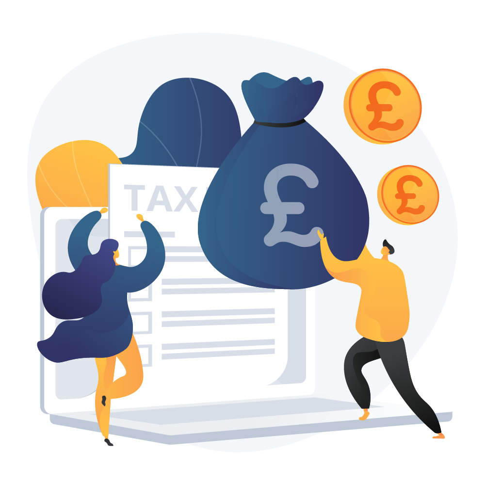 Money and tax form