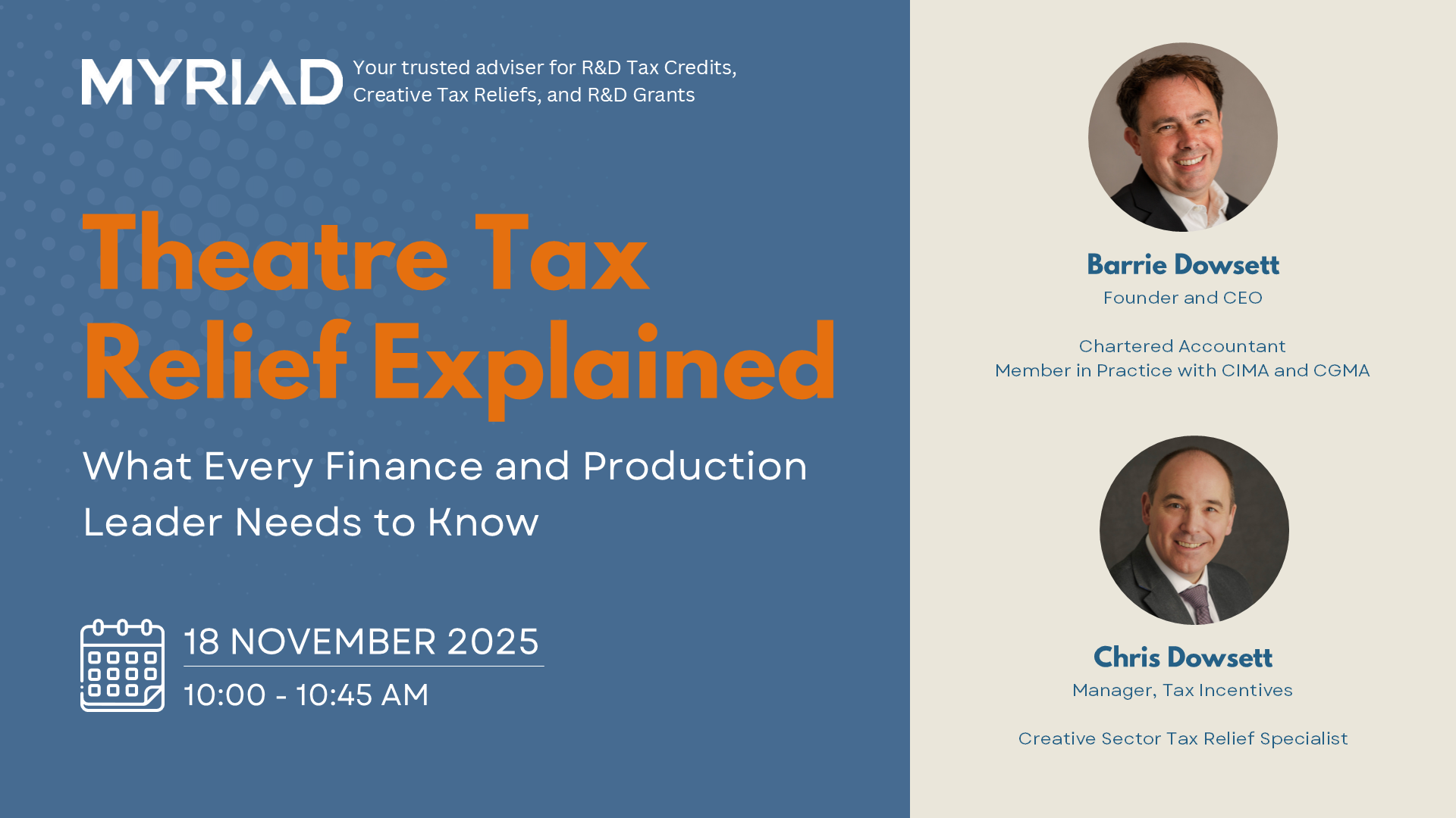 TTR Webinar Intro Slide